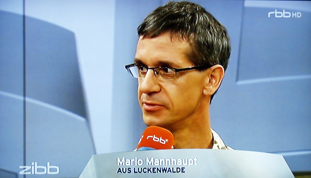Mario Mannhaupt im rbb Fernsehen!