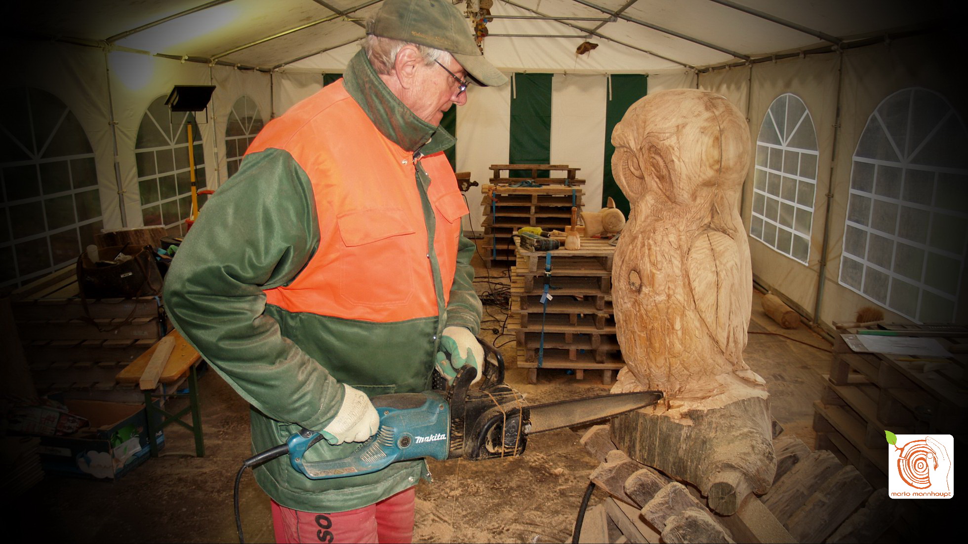 Carving mit der Kettensäge lernen